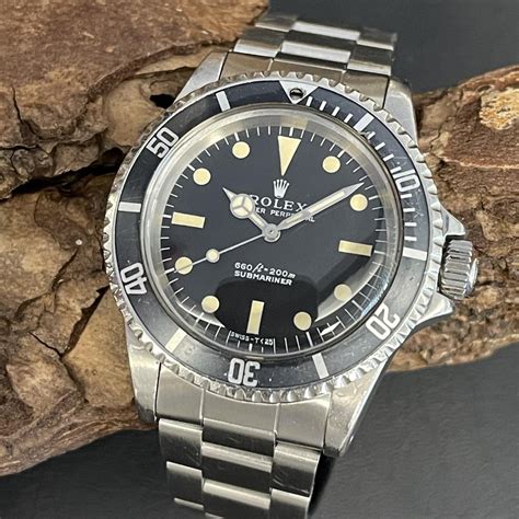 smallest submariner rolex|vintage Rolex Submariner no date.